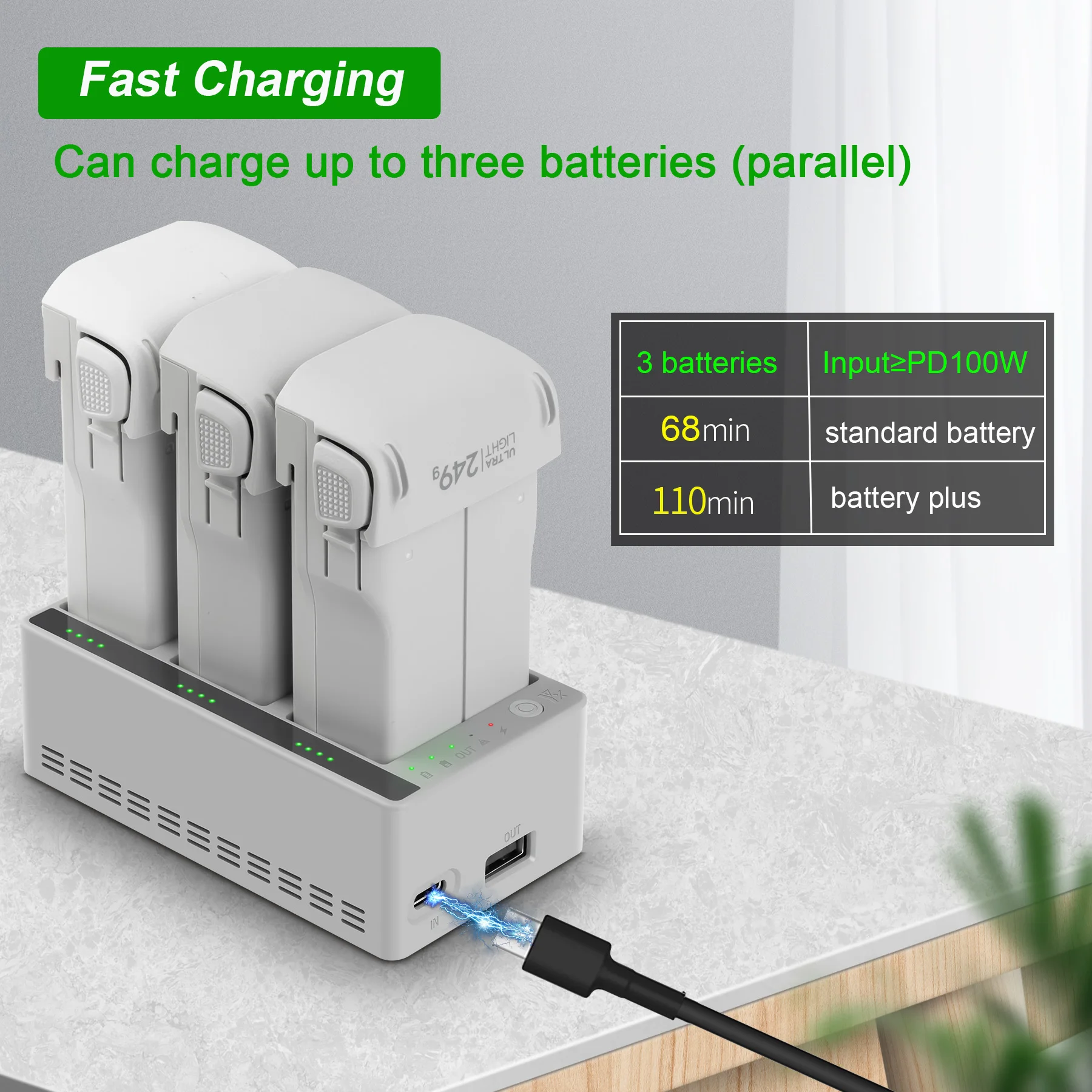 Charger Hub for DJI LITO 1 X1  - Drone Charging Hub のレビューと価格