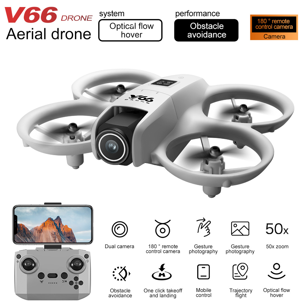 New V66 Mini Drone HD Camera 4 - Drone Power Bank のレビューと価格