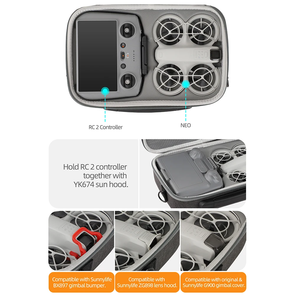 For DJI NEO RC 2 Remote Contro - Drone Controller Hood のレビューと価格