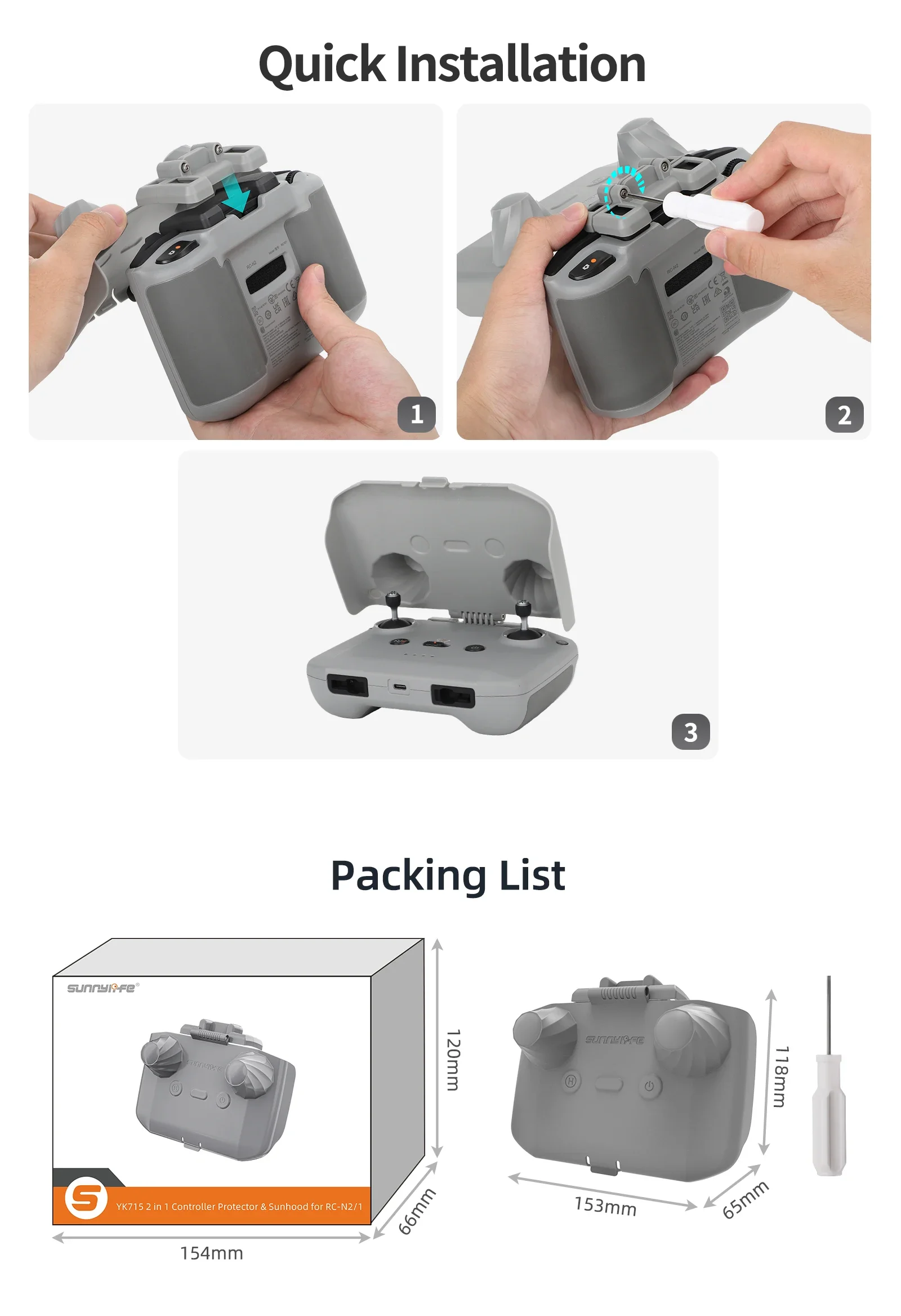 2 in 1 Controller Protector Su - Drone Control Stick のレビューと価格
