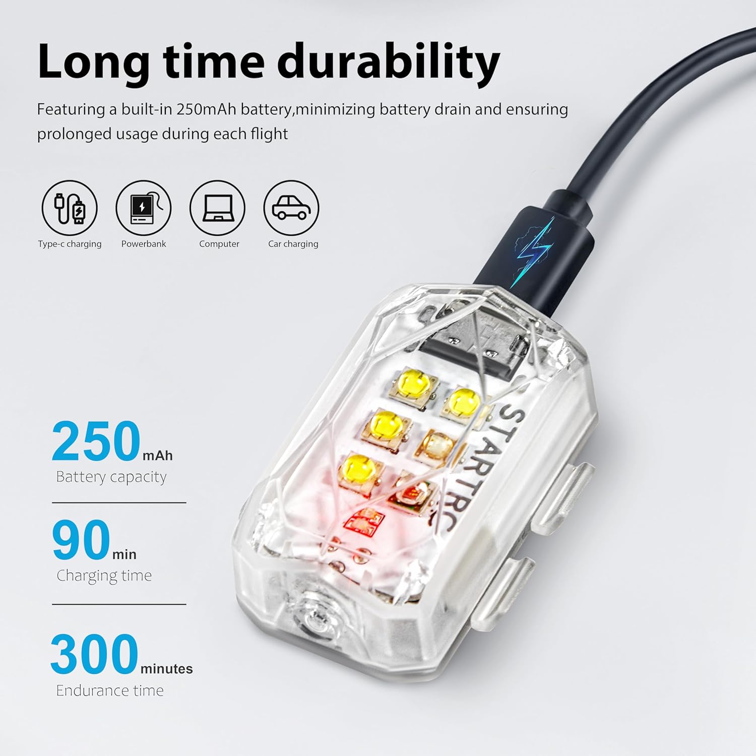 STARTRC Drone Strobe Light Ant - Drone Beacon Light のレビューと価格