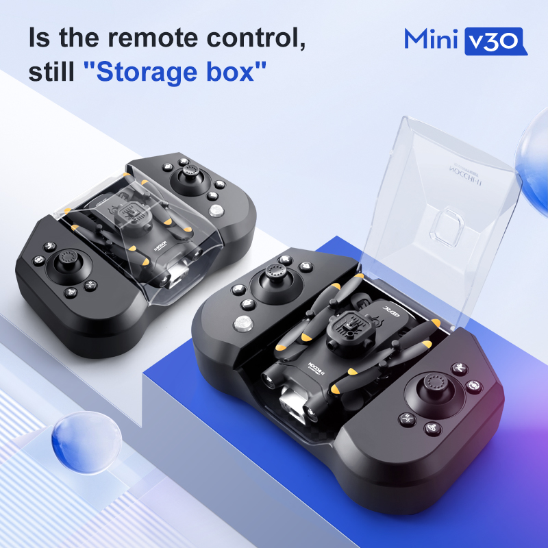 Mini V30 WiFi FPV Drone With 4 - Drone Remote Controller Lanyard のレビューと価格