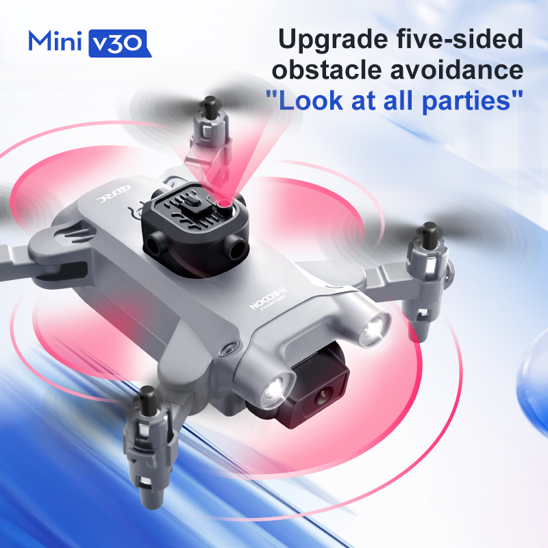 Mini V30 WiFi FPV Drone With 4 - Drone Remote Controller Lanyard のレビューと価格