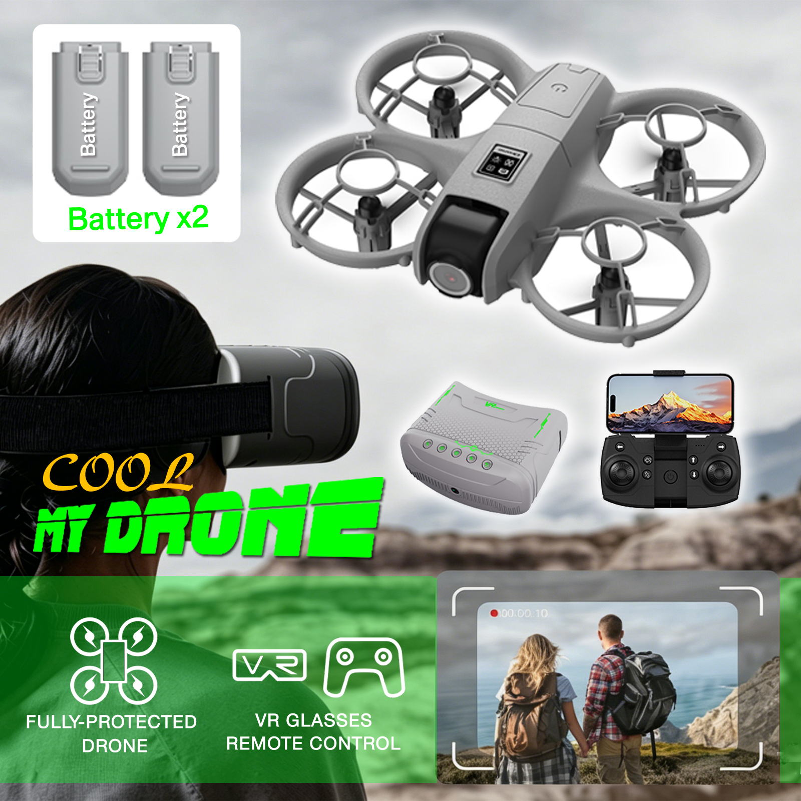 Mini Drone That Is Easy For Be - Drone Power Bank のレビューと価格