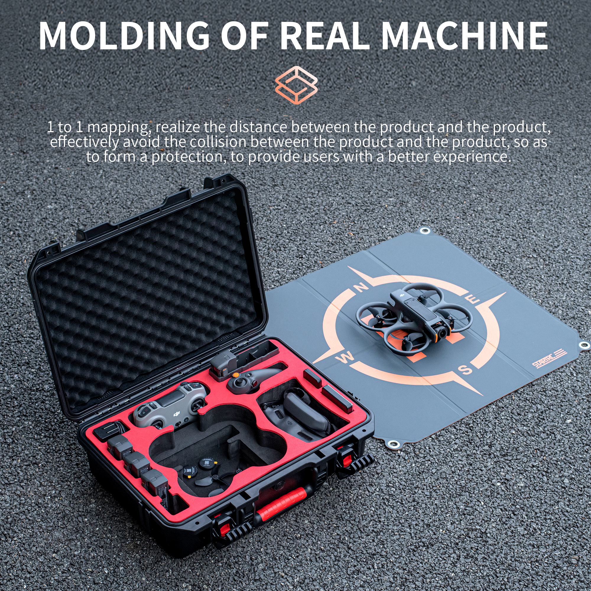 Avata 2 Case,Waterproof Carryi - Drone Charging Hub のレビューと価格