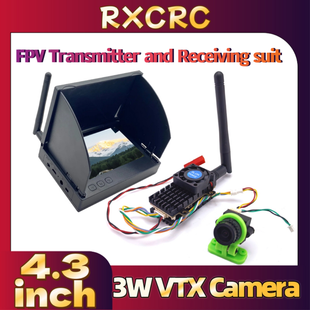 RXCRC 5.8G 3W Video VTX transm - Drone Controller Screen のレビューと価格