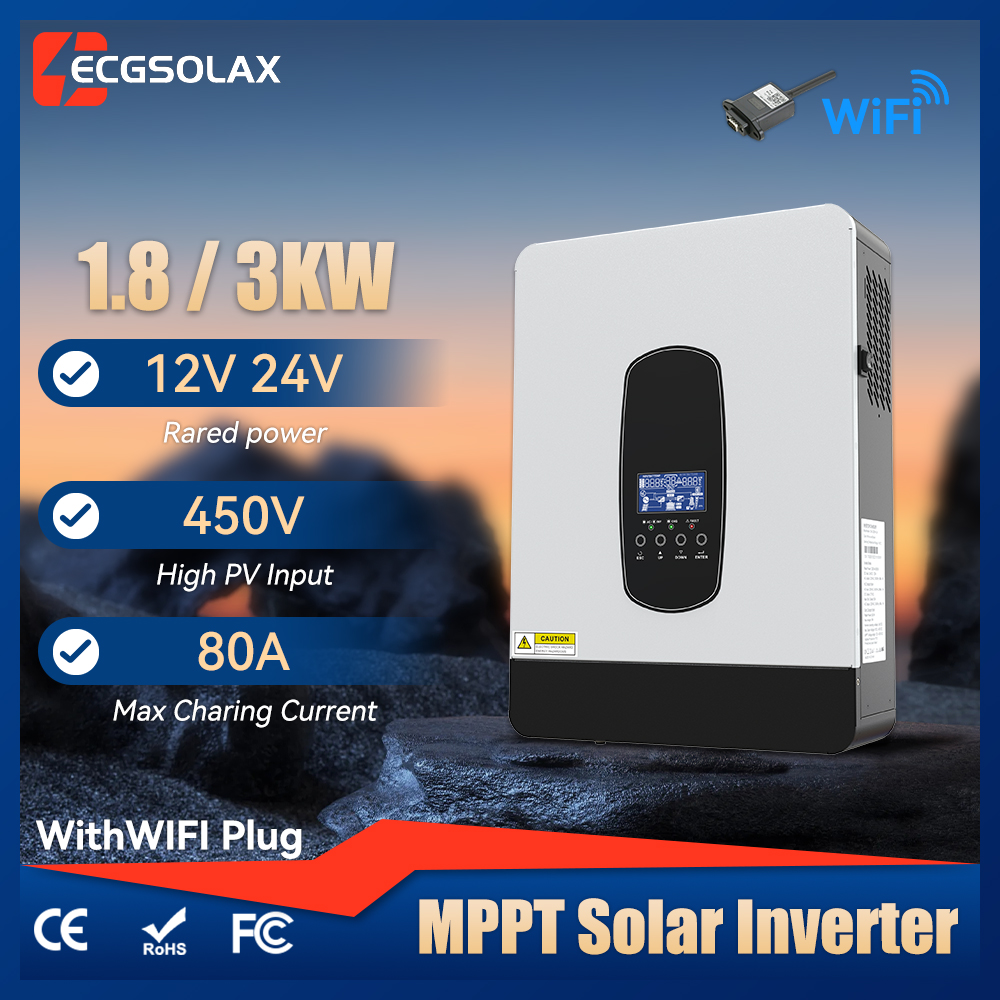 ECGSOLAX 3KW 1.8KW Solar Hybri - Drone Solar Charger のレビューと価格