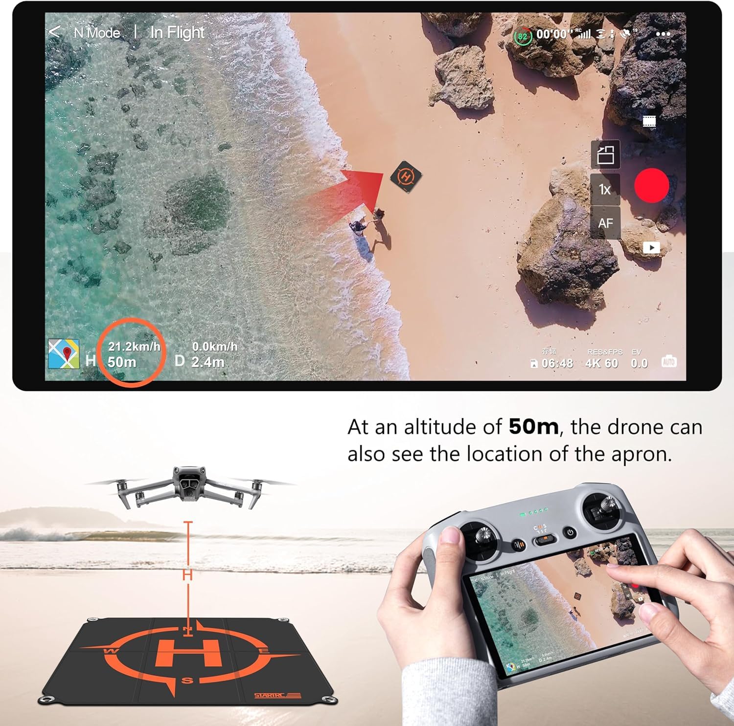 STARTRC Drone Landing Pad, Uni - Drone Landing Pad のレビューと価格