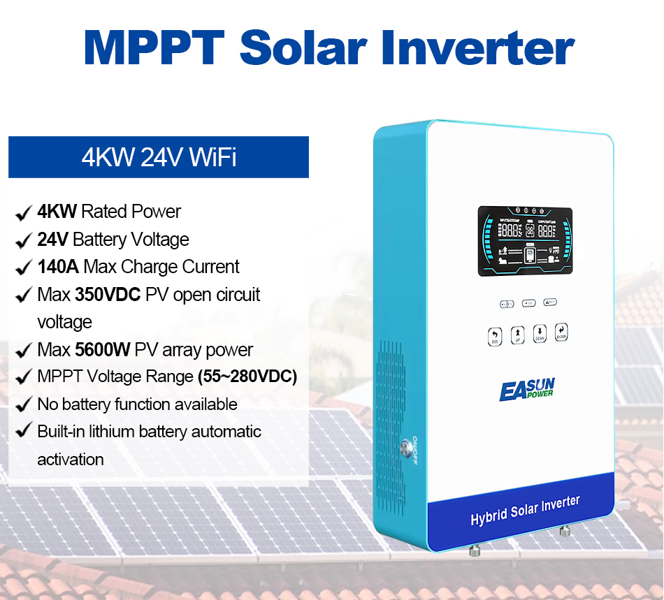 EASUN POWER 4KW Inverter 110V  - Drone Solar Charger のレビューと価格