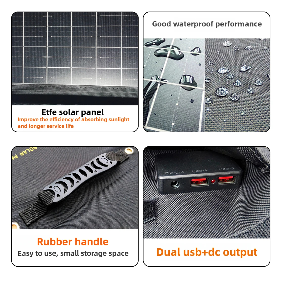 Outdoor Camping 50W 90W Foldab - Drone Solar Charger のレビューと価格