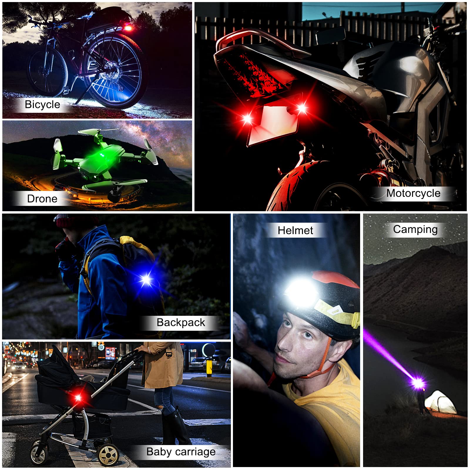 Motorcycle Lights Drone Strobe - Drone Strobe Light のレビューと価格