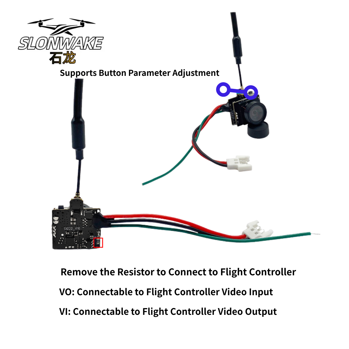 SLONWAKE 5.8G Analog Video Tra - Drone Controller Screen のレビューと価格