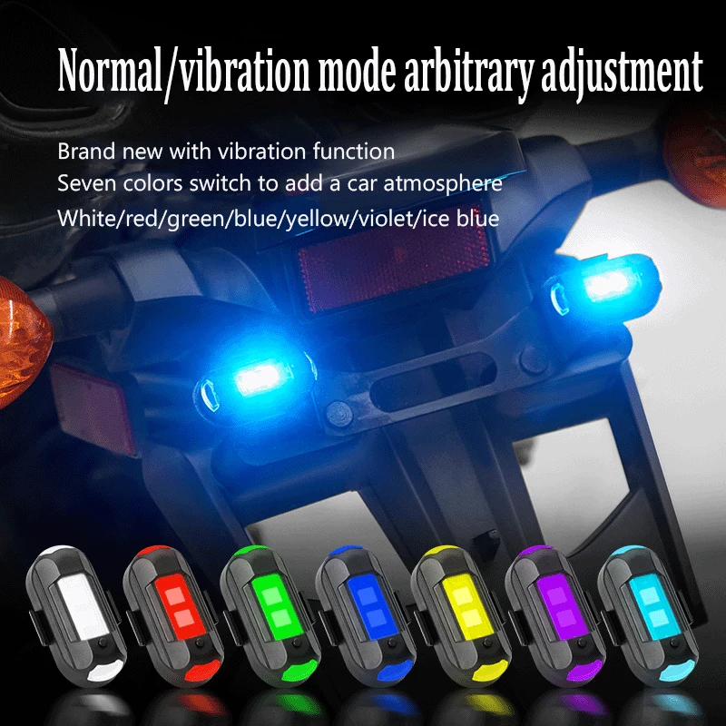1Pcs Remote LED RGB Anti-colli - Drone Strobe Light のレビューと価格