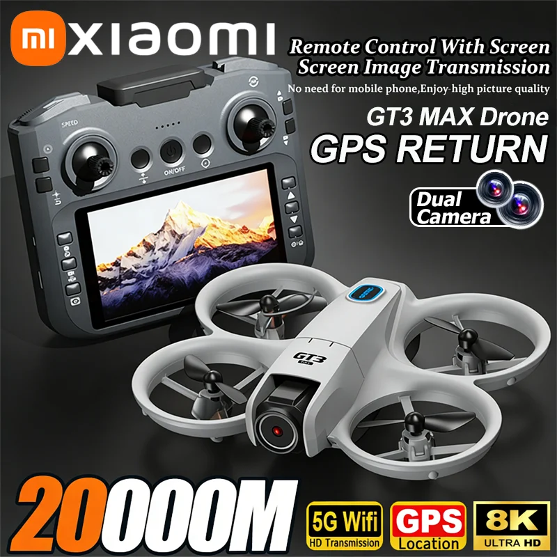 Xiaomi GT3 MAX GPS Drone 8K Ae - Drone Power Bank のレビューと価格