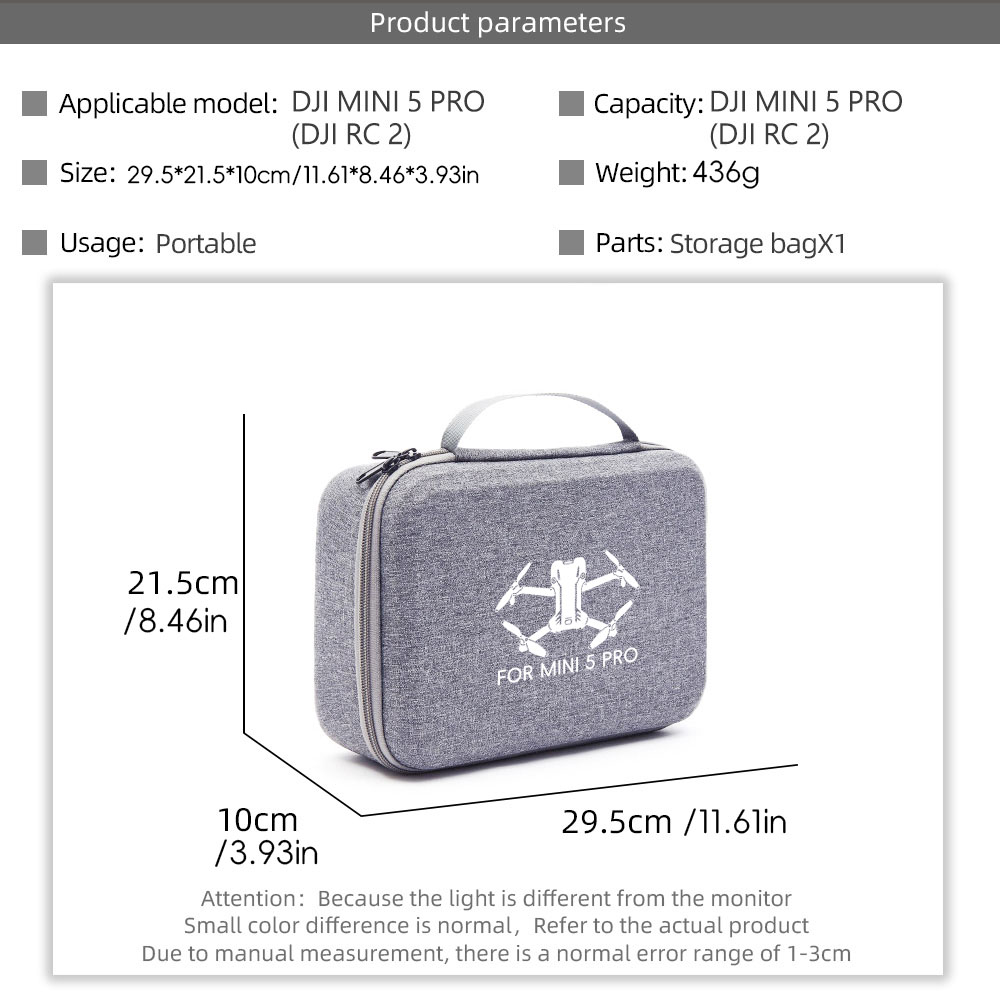 Storage Carry Case for DJI Min - Drone Controller Hood のレビューと価格