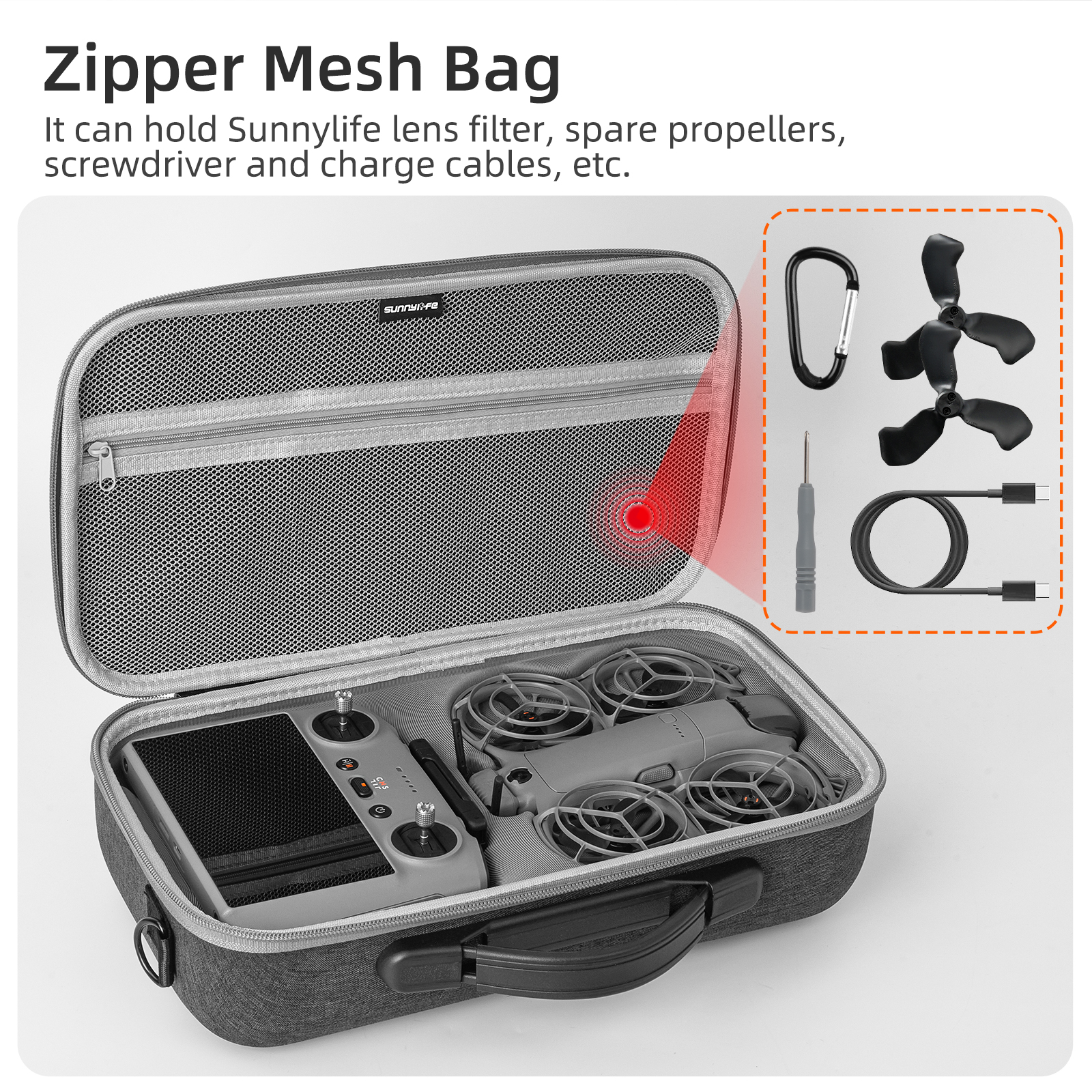Portable Carrying Case For DJI - Drone Controller Hood のレビューと価格