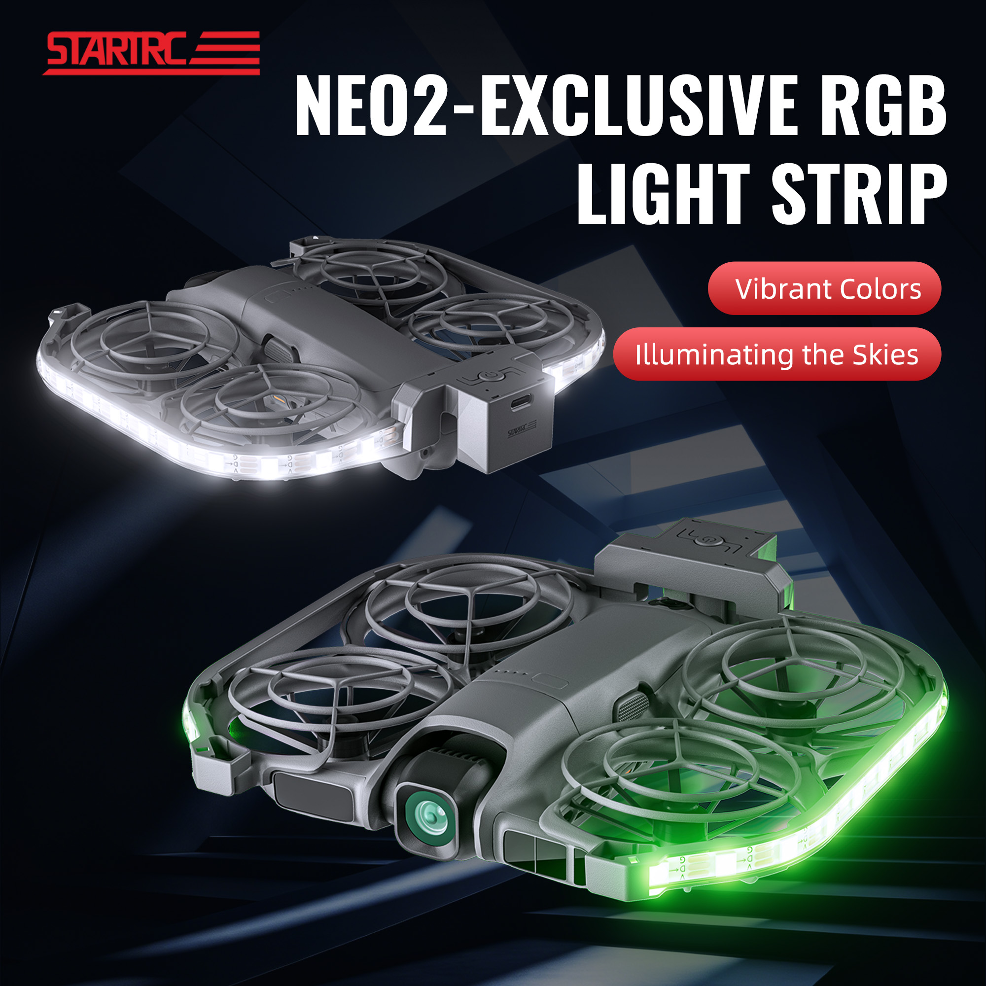 STARTRC RGB LED Light Strip Fo - Drone Beacon Light のレビューと価格