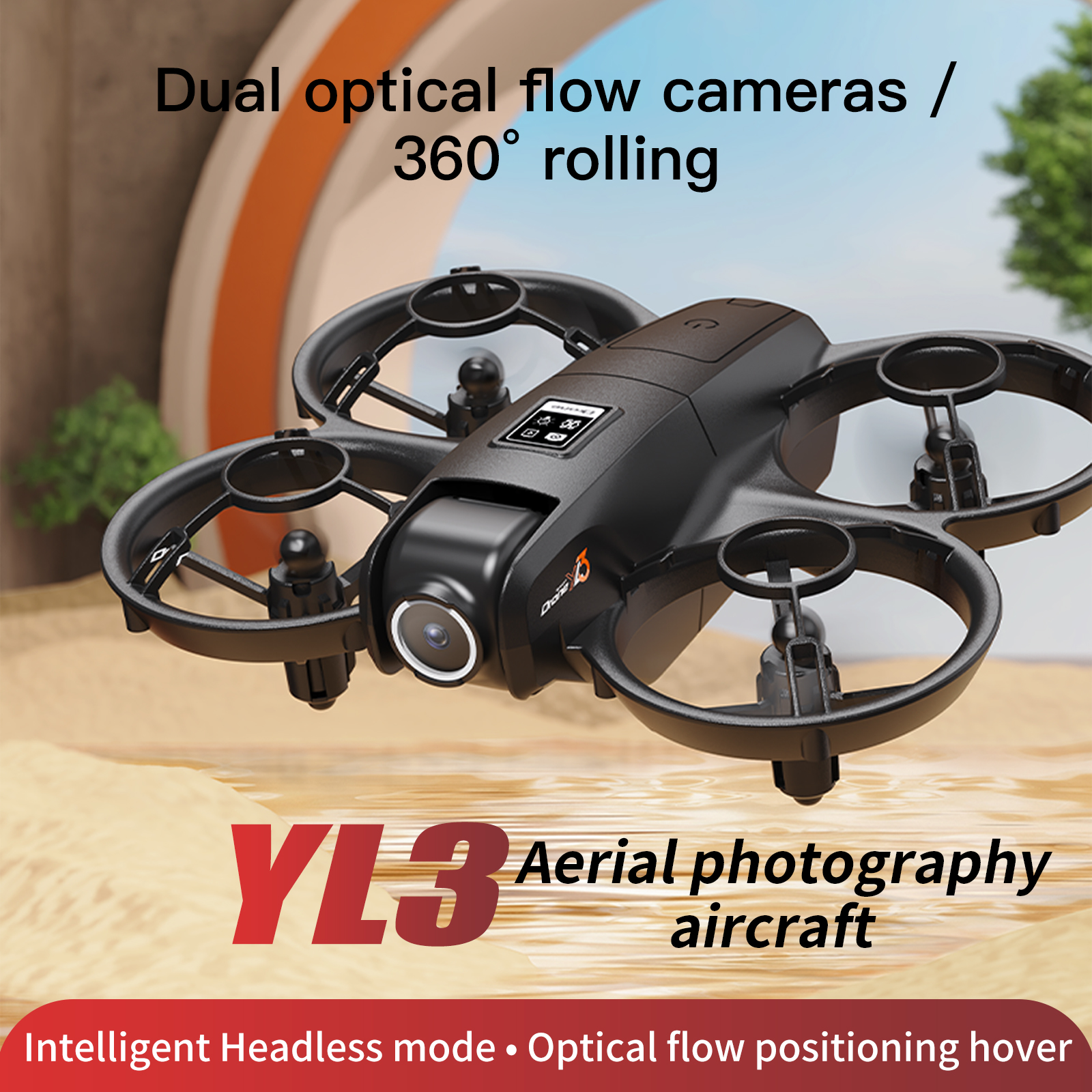 YL3 Remote-Controlled Drone wi - Drone Controller Screen のレビューと価格