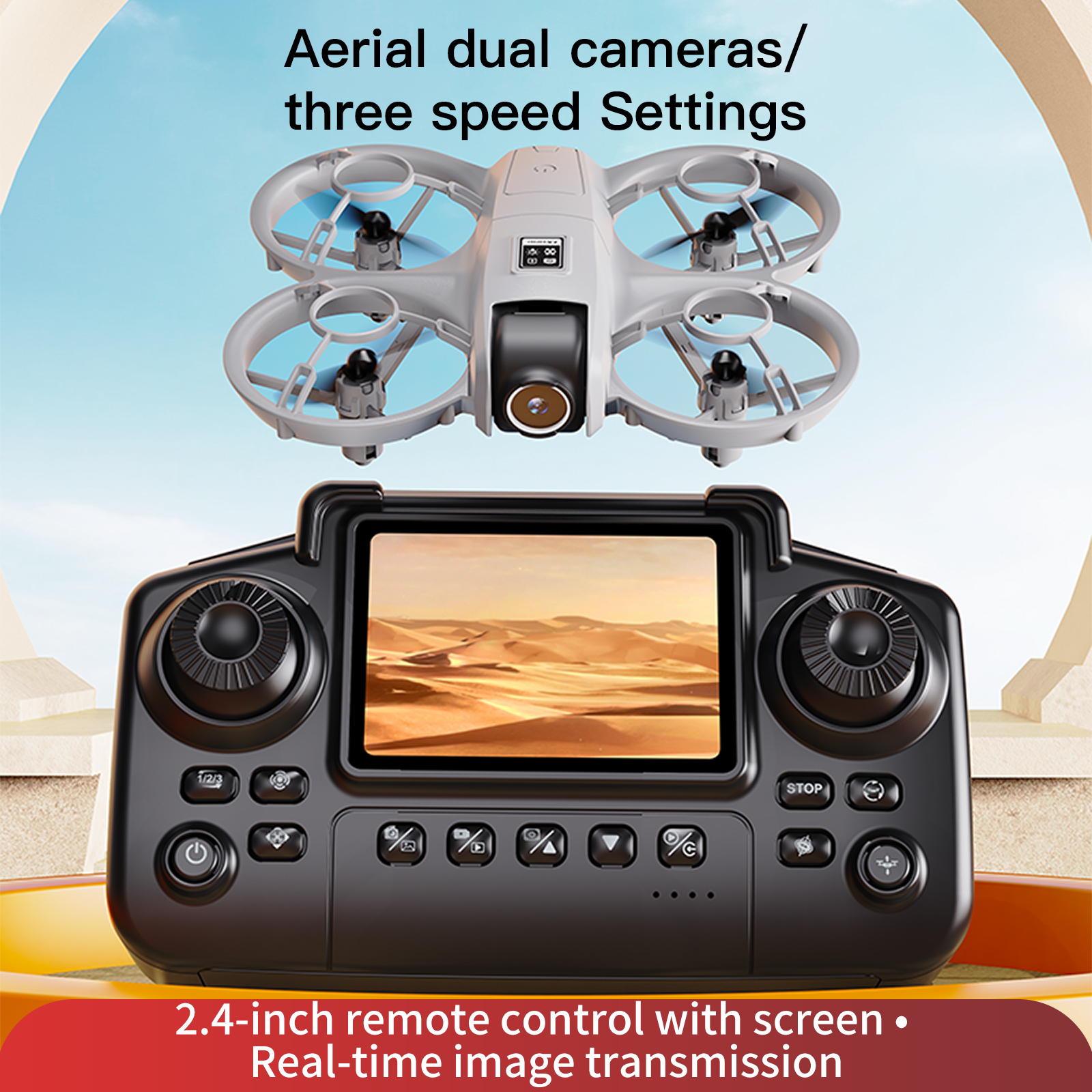 YL3 Remote-Controlled Drone wi - Drone Controller Screen のレビューと価格
