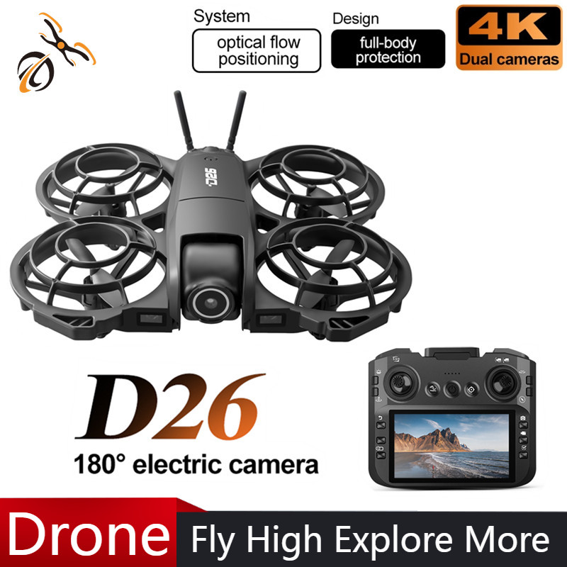 D26 Drone 4K Aerial HD 180° Ca - Drone Power Bank のレビューと価格