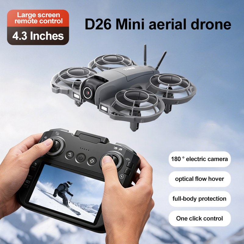 D26 Drone 4K Aerial HD 180° Ca - Drone Power Bank のレビューと価格