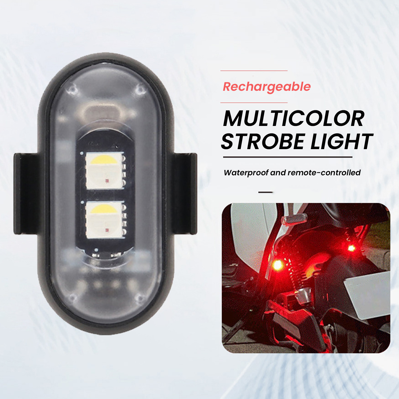 2/4/6PCS Wireless LED Strobe L - Drone Strobe Light のレビューと価格