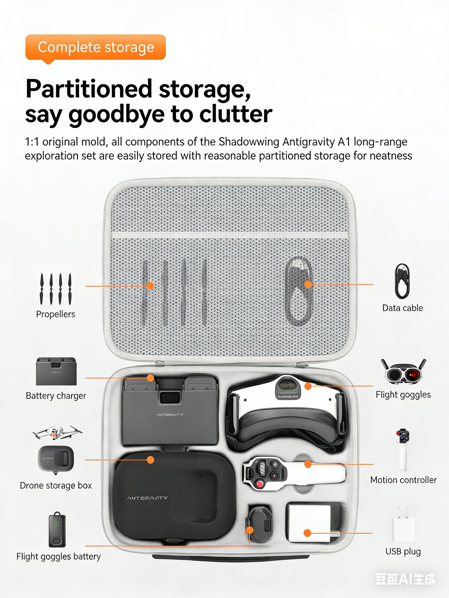 For Antigravity A1 Storage Bag - Drone Backpack のレビューと価格