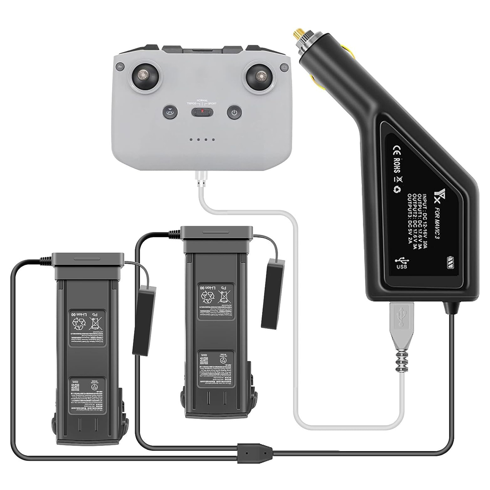 For DJI Mavic 3 Intelligent Ba - Drone Charging Hub のレビューと価格