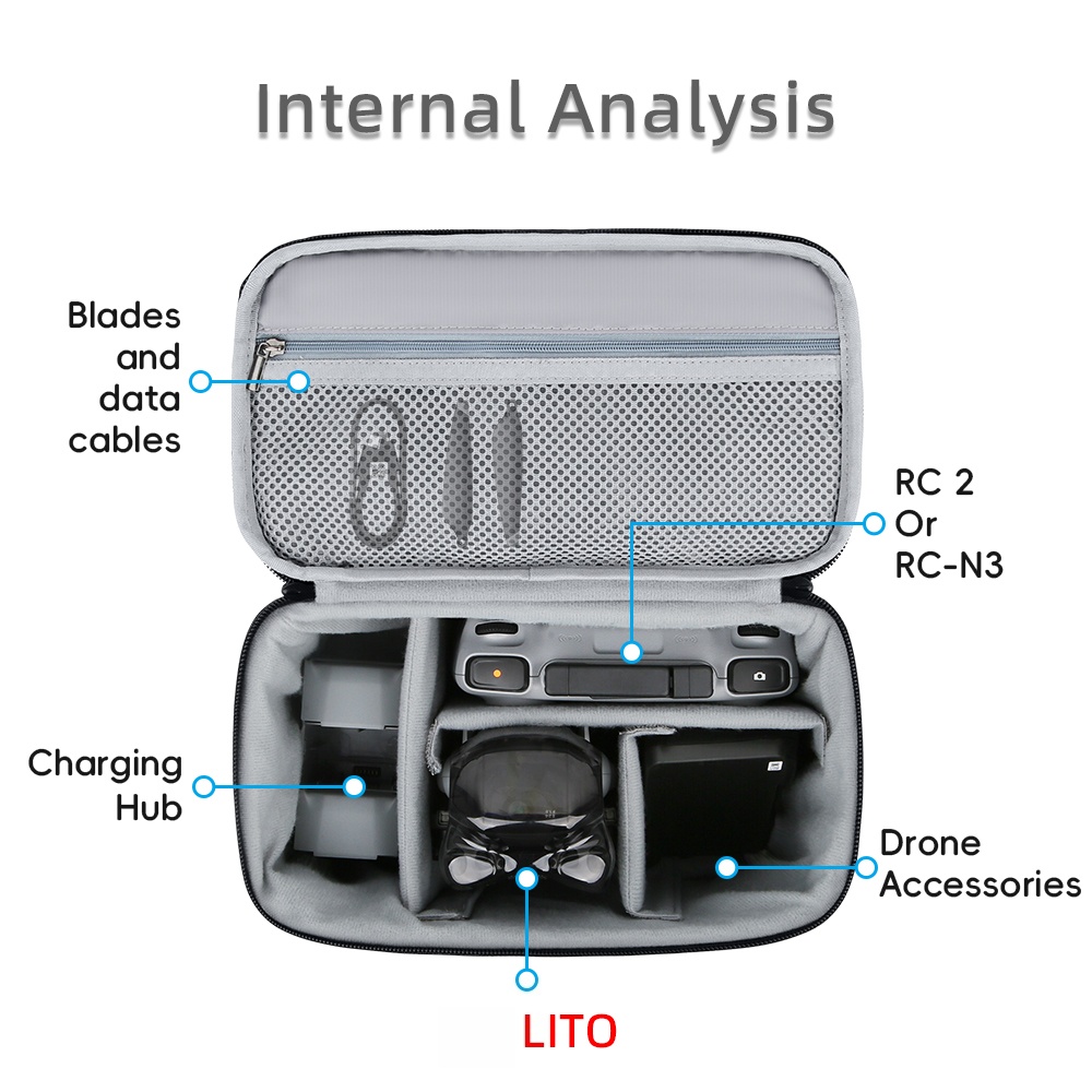 Carrying Case for DJI Lito X1  - Drone Charging Hub のレビューと価格