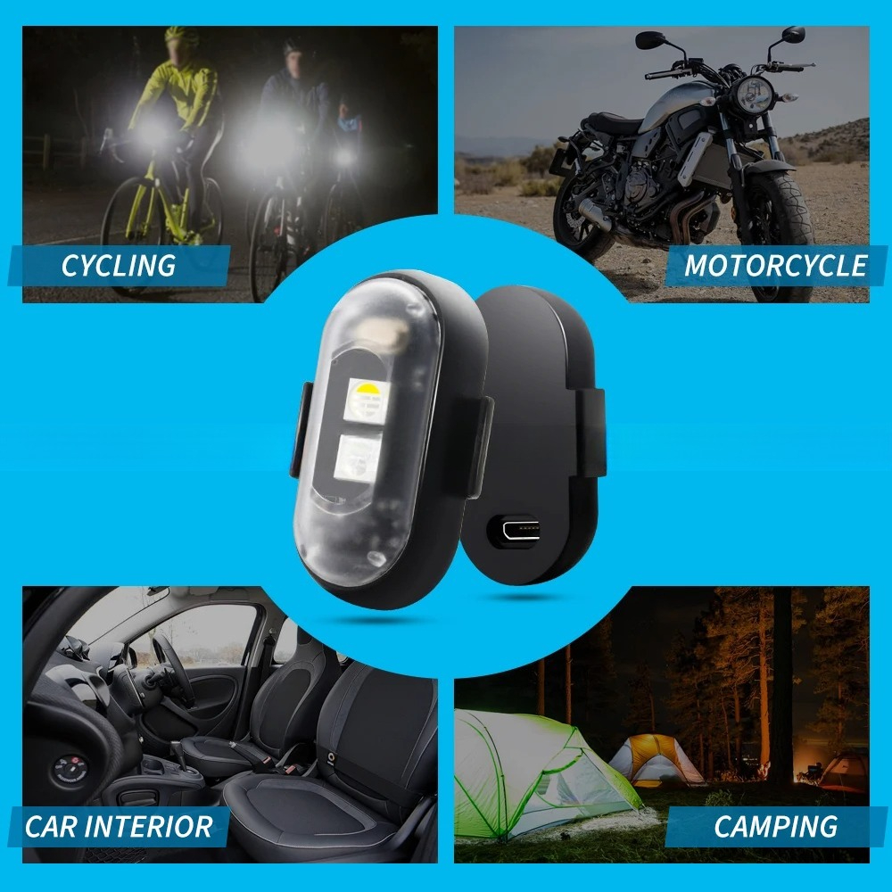 Motorcycle Strobe Light, APP C - Drone Strobe Light のレビューと価格