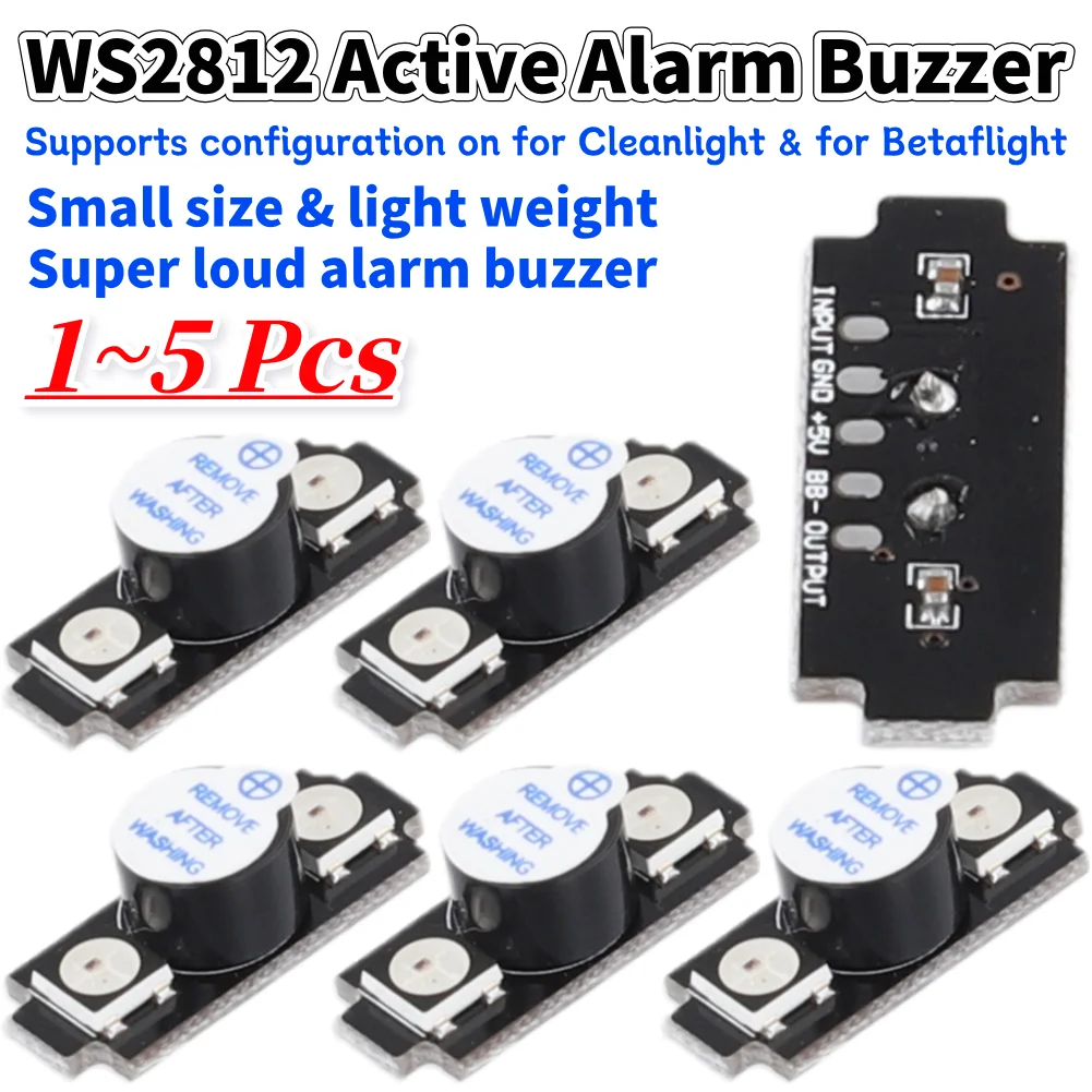 WS2812 Active Alarm Buzzer Col - Drone Beacon Light のレビューと価格