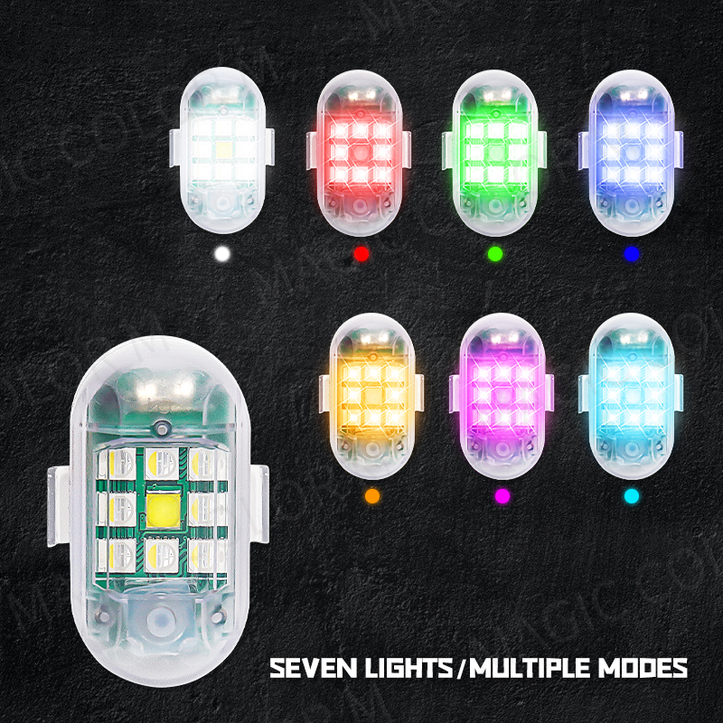 2PCS Wireless LED Strobe Light - Drone Strobe Light のレビューと価格