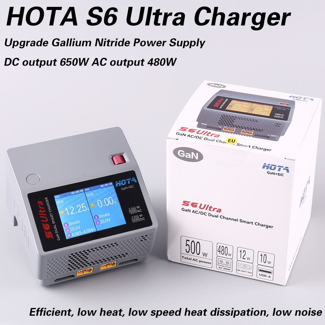 HOTA S6 Ultra Gallium Nitride  - Drone Battery Charger のレビューと価格
