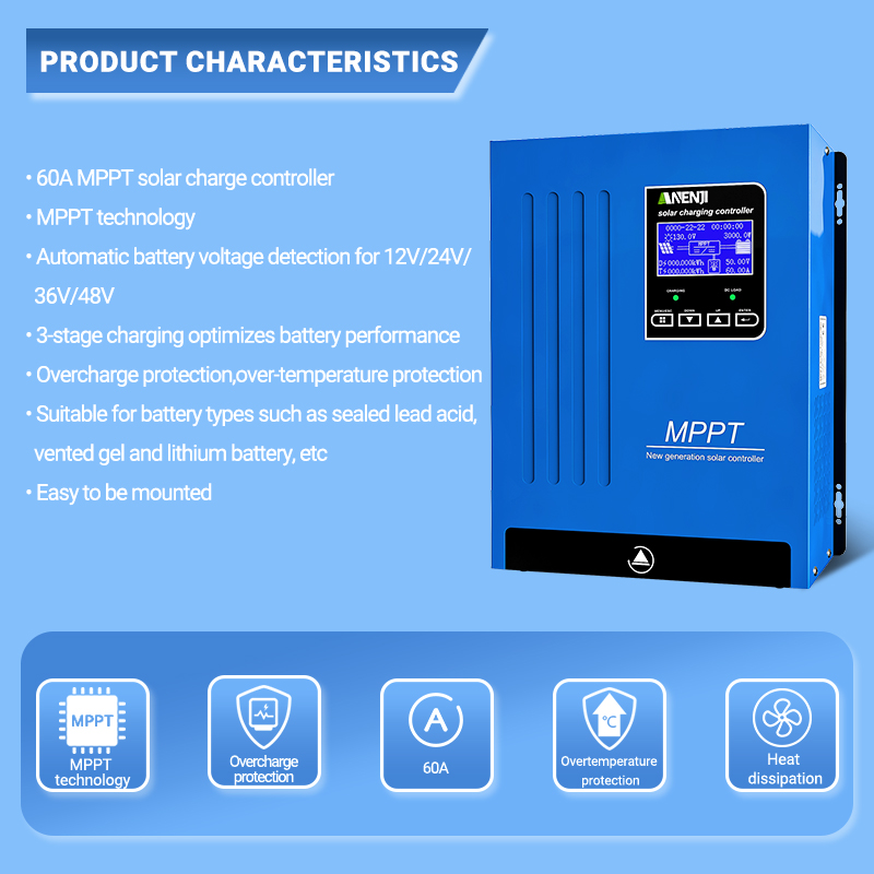 ANENJI MPPT 100A 80A 60A Solar - Drone Solar Charger のレビューと価格