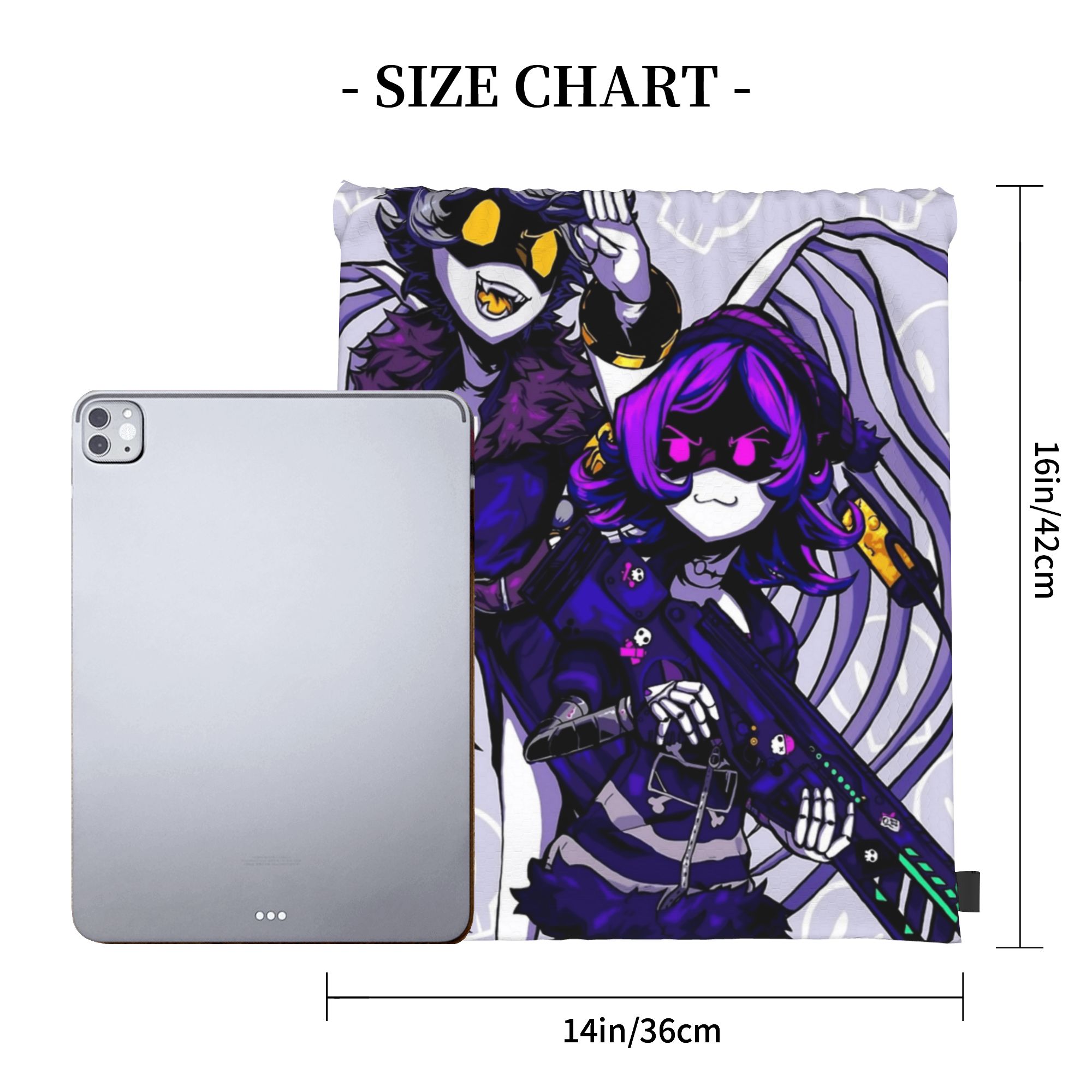 Murder Drones Anime Drawstring - Drone Backpack のレビューと価格