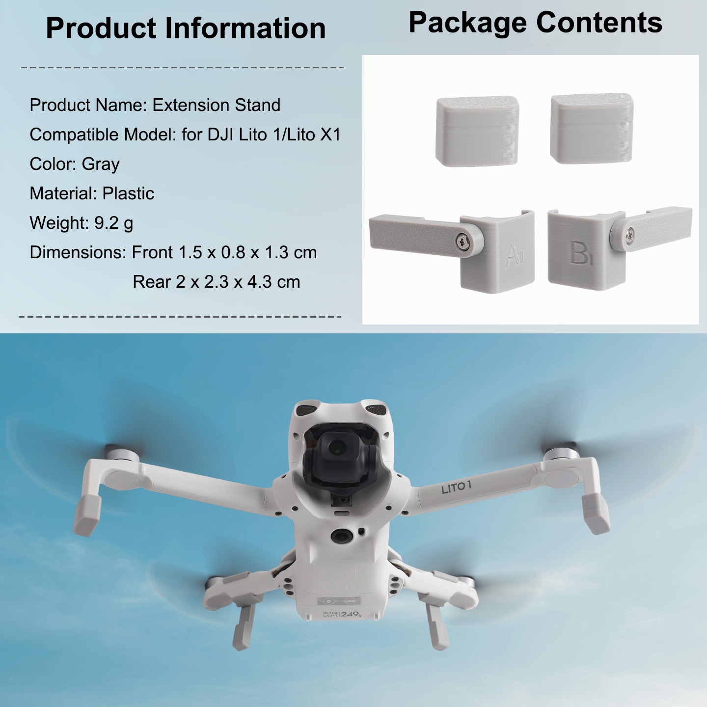 Landing Gear Extender for DJI  - Drone Landing Pad のレビューと価格
