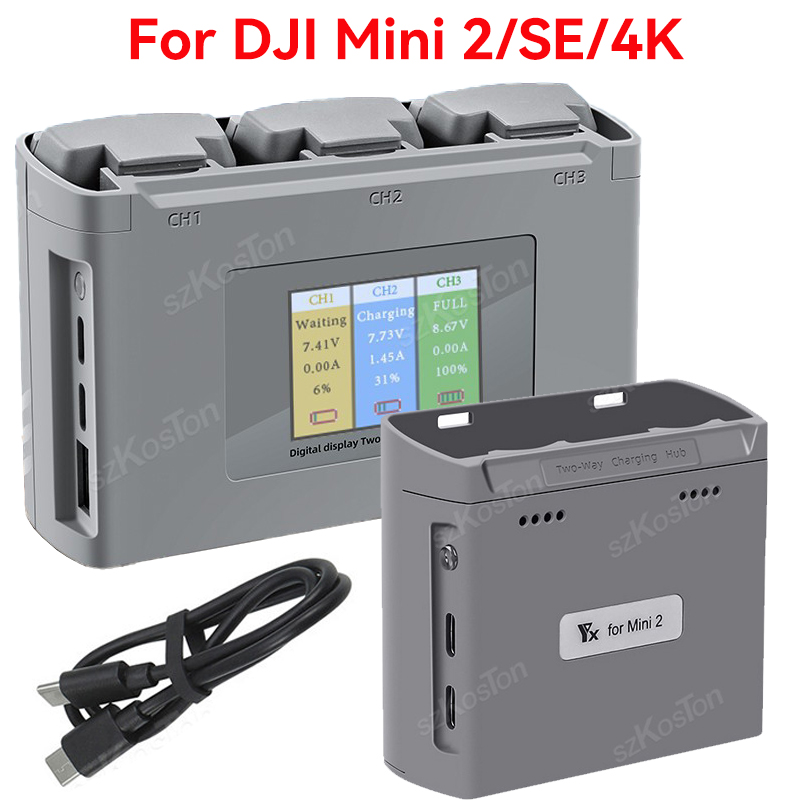 For DJI Mavic Mini 2/SE Mini 4 - Drone Charging Hub のレビューと価格