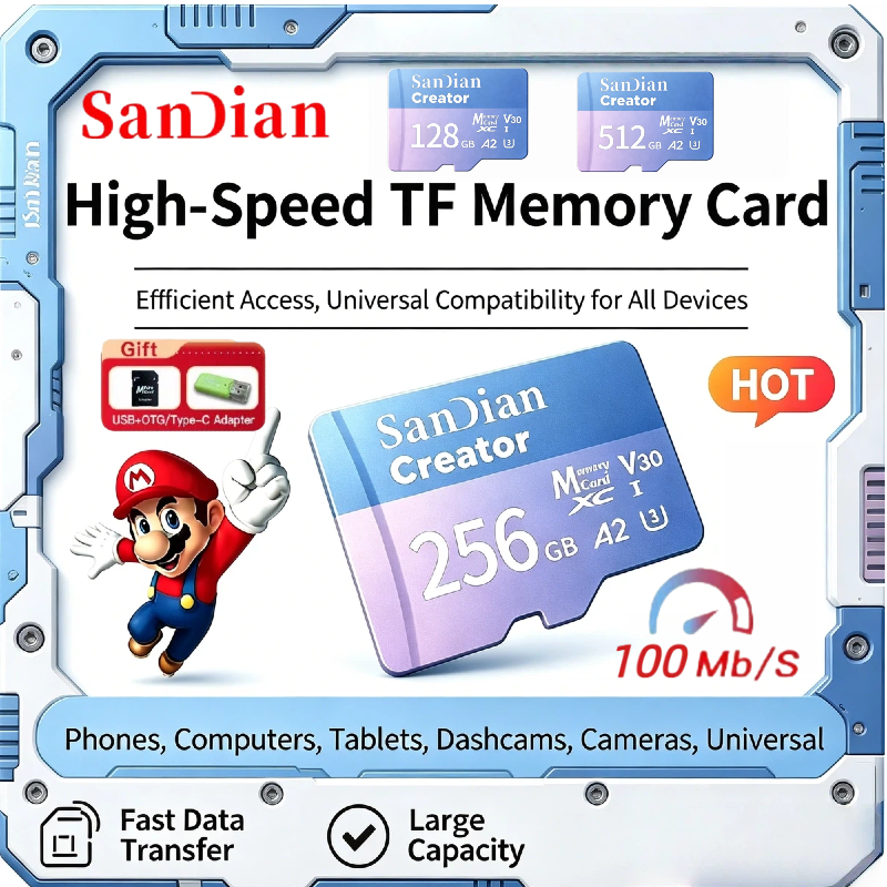 Mini SD Memory Card 128GB 256G - Drone Strobe Light のレビューと価格
