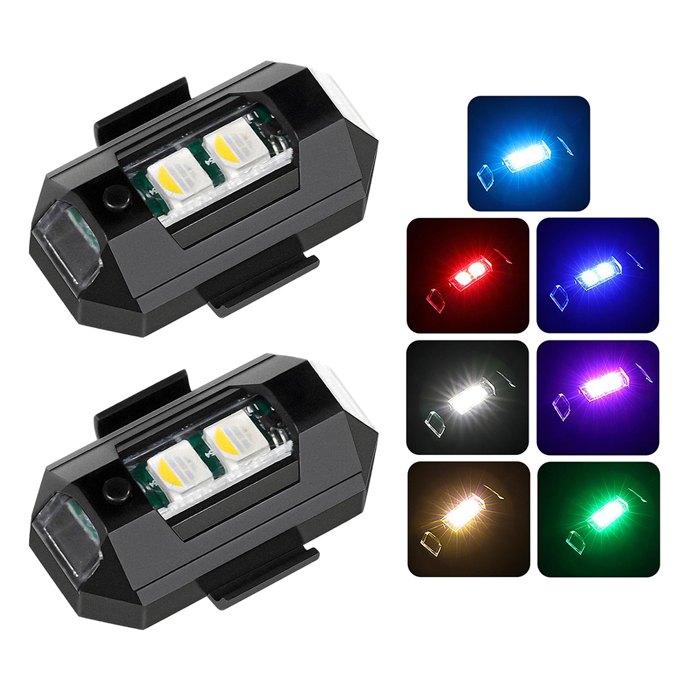 2PCS Mini LED Strobe Lights De - Drone Beacon Light のレビューと価格