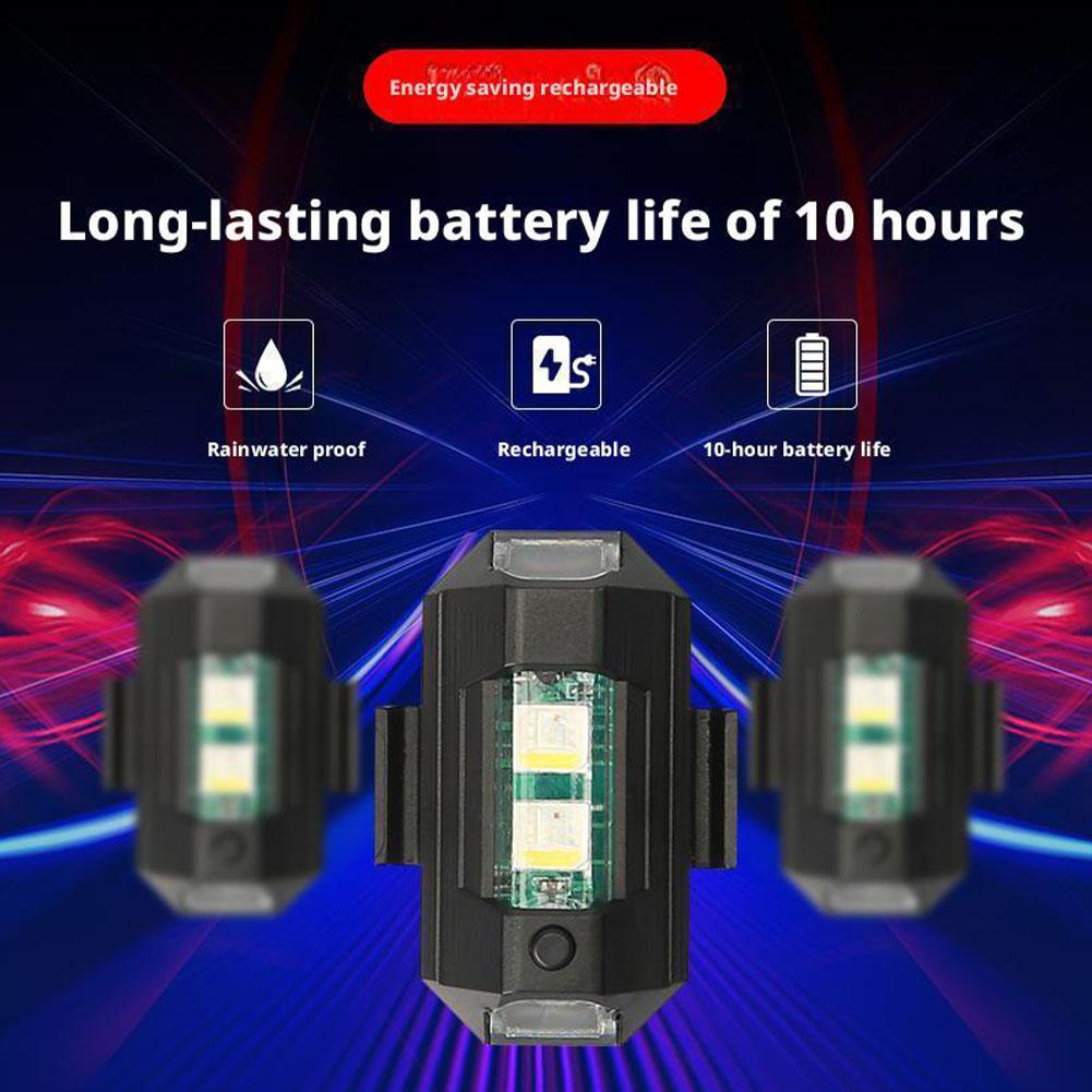 2PCS Mini LED Strobe Lights De - Drone Beacon Light のレビューと価格