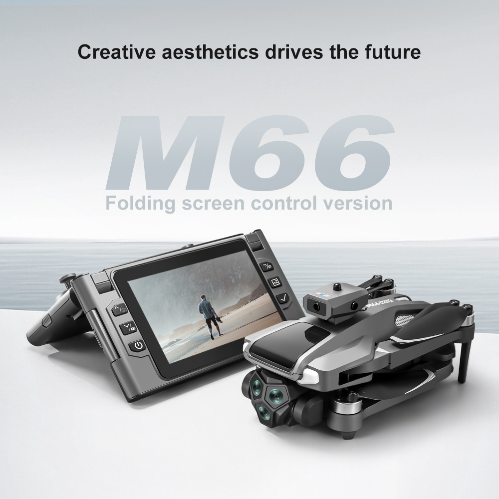 Foldable M66 RC Drone with 4.5 - Drone Controller Screen のレビューと価格