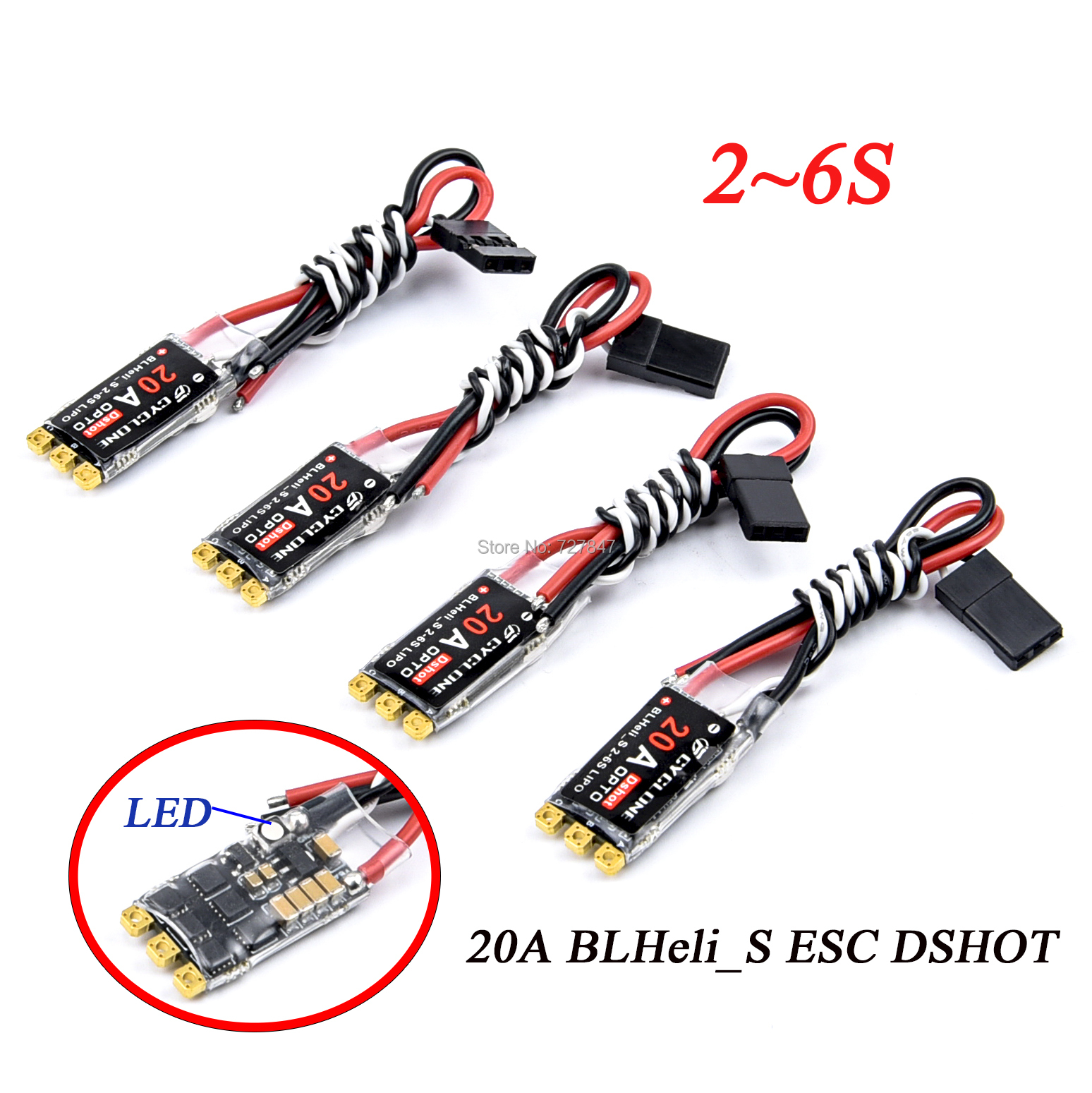Cyclone 20A 35A 45A BLHeli_S D - Drone Beacon Light のレビューと価格