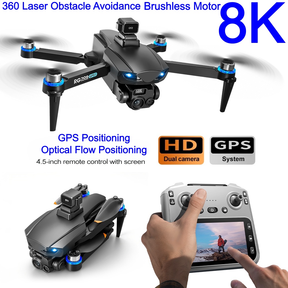 NEW 8K Drone With HD Camera La - Drone Controller Screen のレビューと価格
