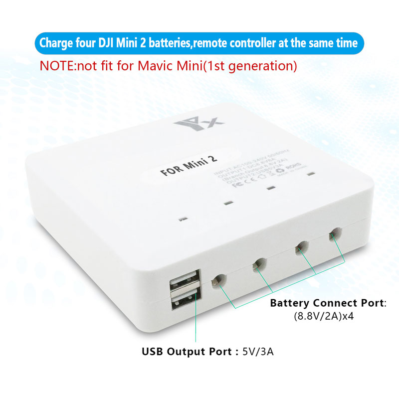 YX 6IN1 Fast Smart Battery Cha - Drone Charging Hub のレビューと価格