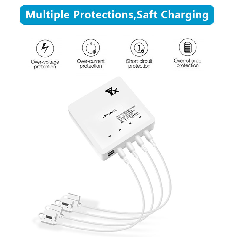 YX 6IN1 Fast Smart Battery Cha - Drone Charging Hub のレビューと価格