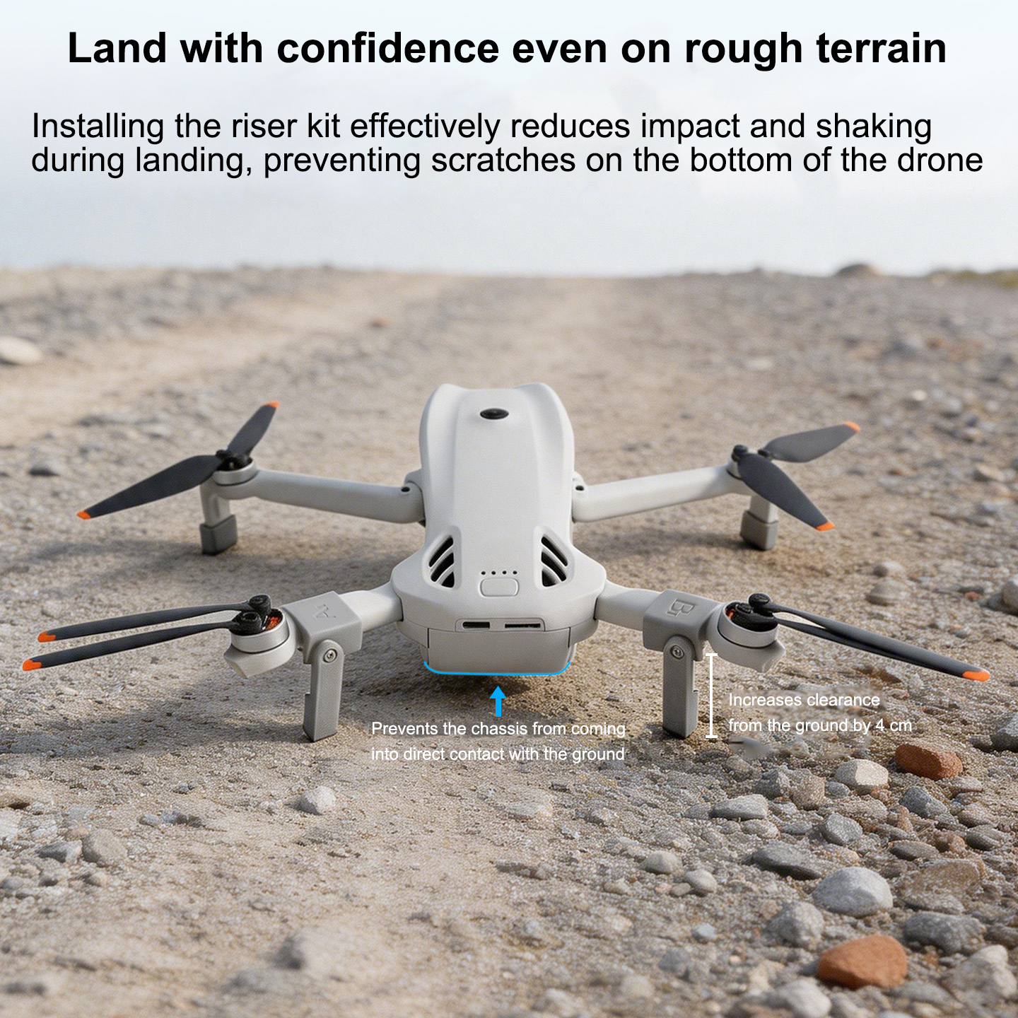 Landing Gear Extender for DJI  - Drone Landing Pad のレビューと価格