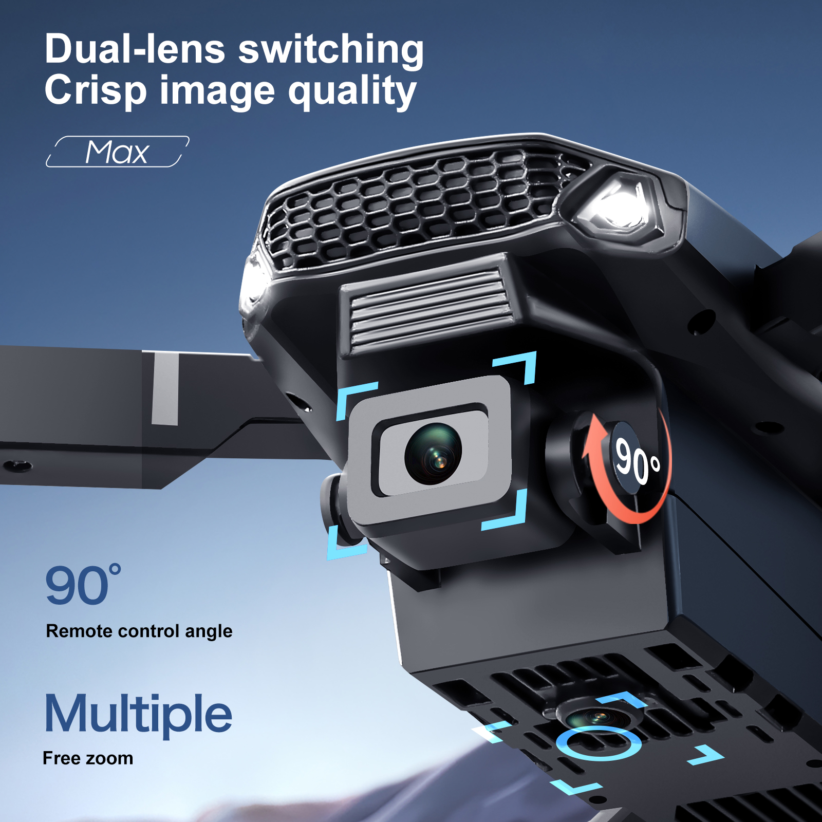 2025 New E88 E99 Upgraded Dron - Drone Controller Screen のレビューと価格