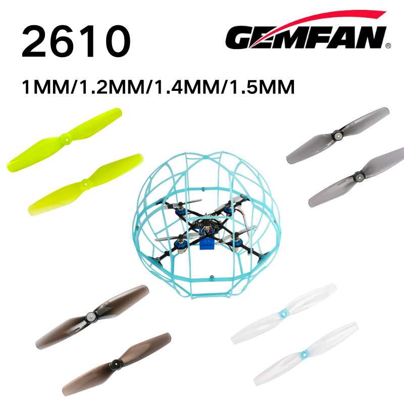 2610 Props Gemfan 2.6inch 2 Bl - Drone Battery Adapter のレビューと価格