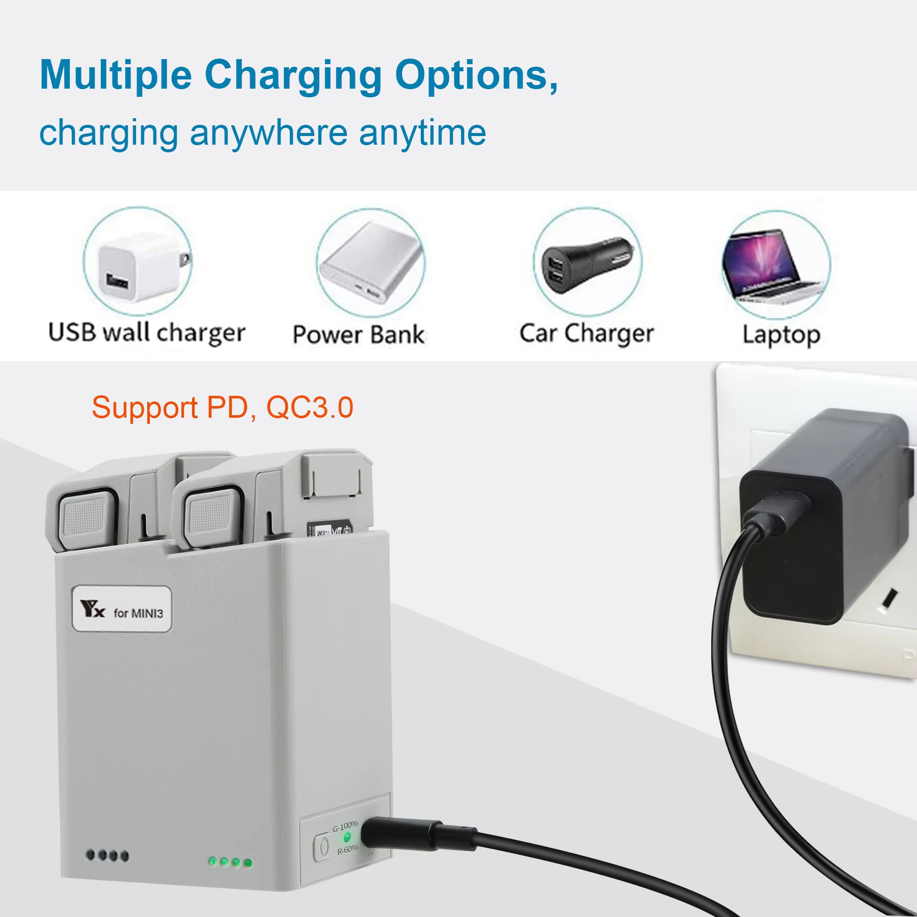 For DJI Mini 3Pro/4Pro Battery - Drone Power Bank のレビューと価格