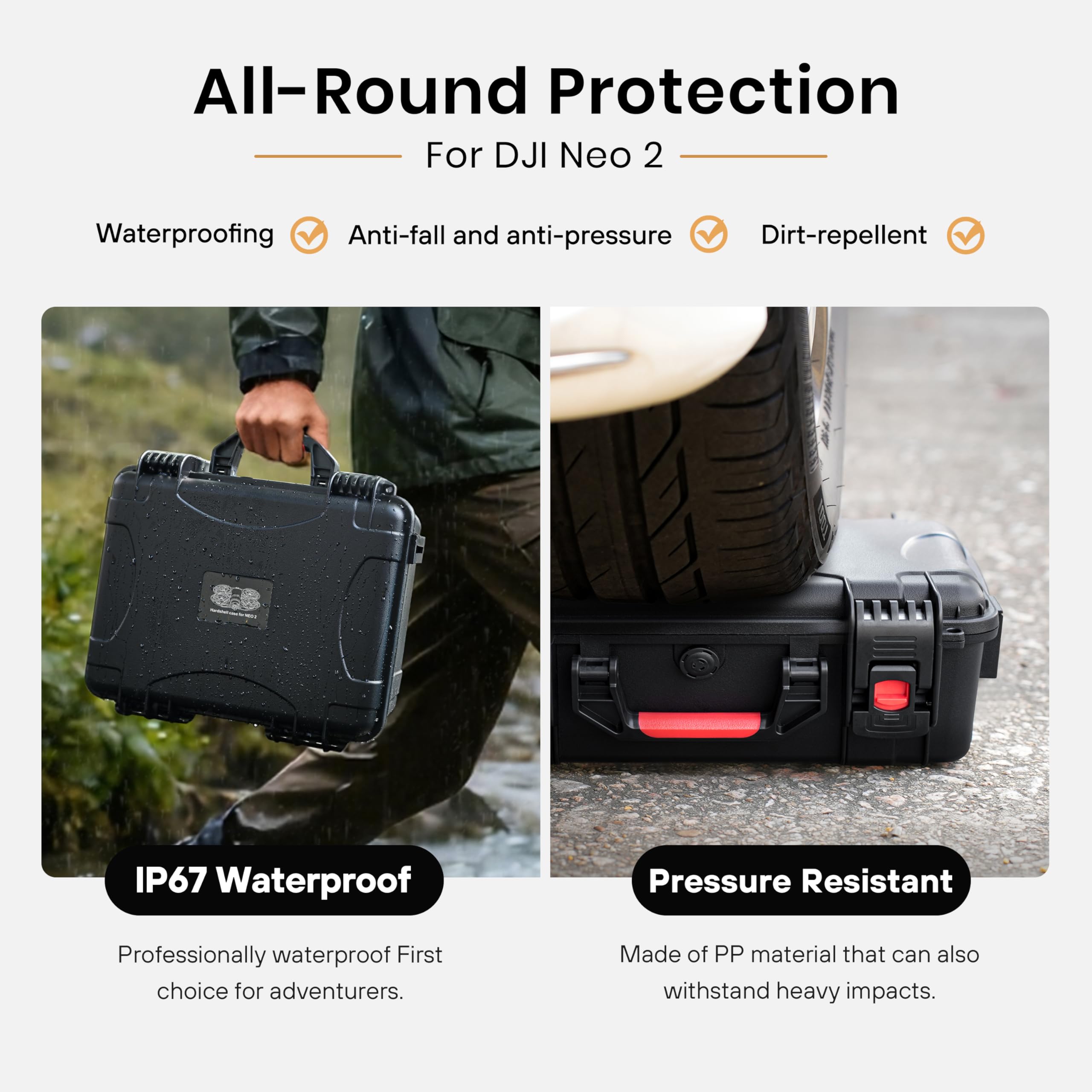 STARTRC Waterproof Hard Carryi - Drone Controller Hood のレビューと価格